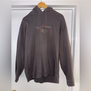 XL Unisex Charcoal Happiness Project Hoodie